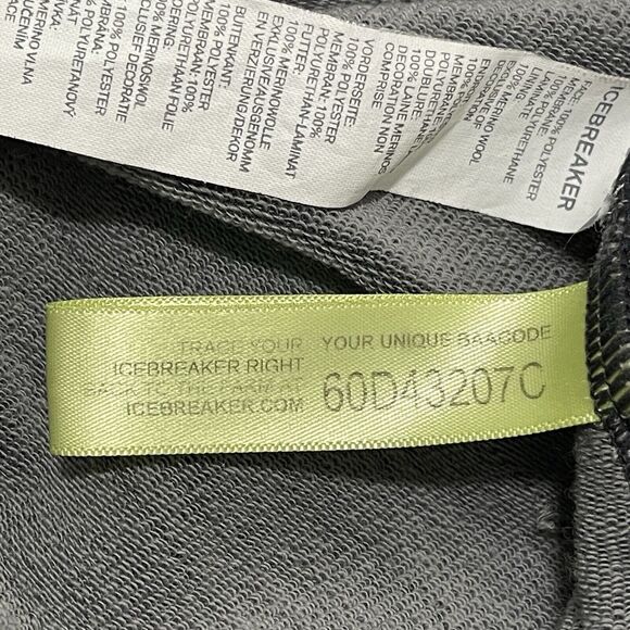 Icebreaker Jacket Womens Medium Grey Pink GT Softshell Merino Wool Reflective - Picture 10 of 12